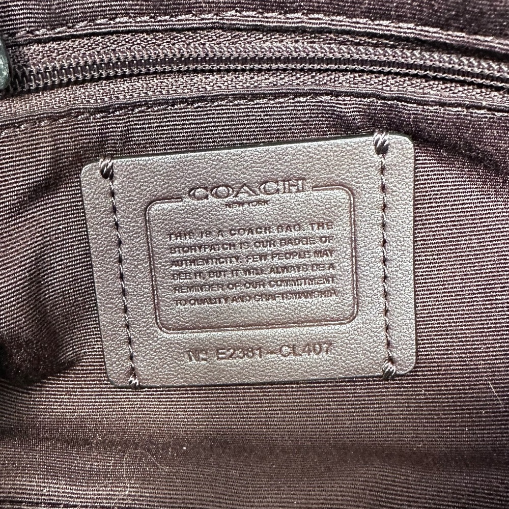 Coach Charlotte Shoulder Bag In Black EUC​ - Picture 10 of 12